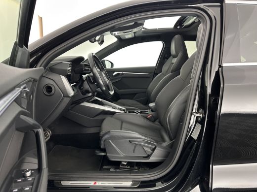 Audi A3 Limousine 30 TFSI S-Line Edition (INCL-BTW) Aut. *PANO | LEATHER-FABRIC | FULL-LED | AMBIENTLIGHT... ActivLease financial lease