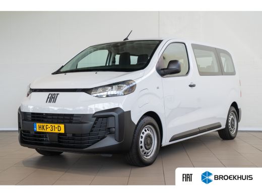 Fiat E-Scudo 75kWh 9 Persoons | 11 kW lader | 2 zitplaatsen rechtsvoor | Achterdeuren met ruiten