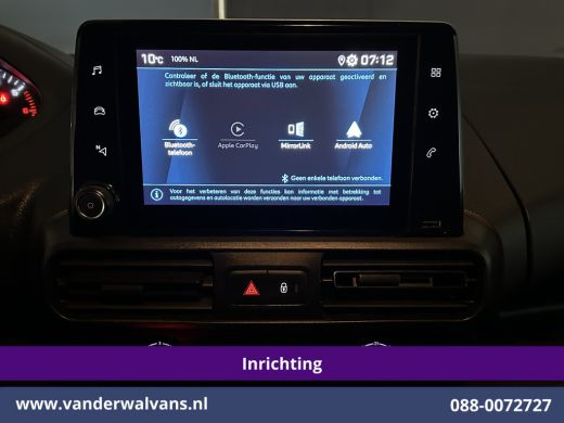 Peugeot Partner 1.5 BlueHDI 102pk L1H1 inrichting Omvormer Euro6 Airco | Trekhaak | Apple Carplay | Cruisecontrol... ActivLease financial lease