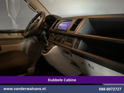 Volkswagen Transporter 2.0 TDI 150pk L2H1 Dubbele Cabine Airco | 5-Zits | Navigatie | Apple Carplay | Cruisecontrol Andr... ActivLease financial lease