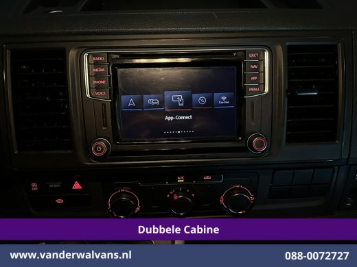 Volkswagen Transporter 2.0 TDI 150pk L2H1 Dubbele Cabine Airco | 5-Zits | Navigatie | Apple Carplay | Cruisecontrol Andr... ActivLease financial lease