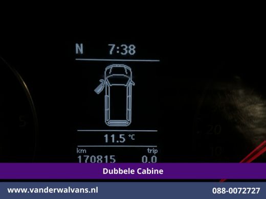Volkswagen Transporter 2.0 TDI 150pk L2H1 Dubbele Cabine Airco | 5-Zits | Navigatie | Apple Carplay | Cruisecontrol Andr... ActivLease financial lease
