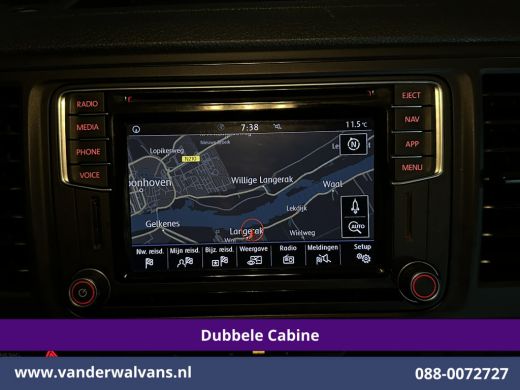 Volkswagen Transporter 2.0 TDI 150pk L2H1 Dubbele Cabine Airco | 5-Zits | Navigatie | Apple Carplay | Cruisecontrol Andr... ActivLease financial lease