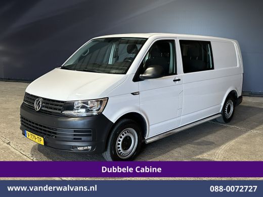 Volkswagen Transporter 2.0 TDI 150pk L2H1 Dubbele Cabine Airco | 5-Zits | Navigatie | Apple Carplay | Cruisecontrol Andr... ActivLease financial lease