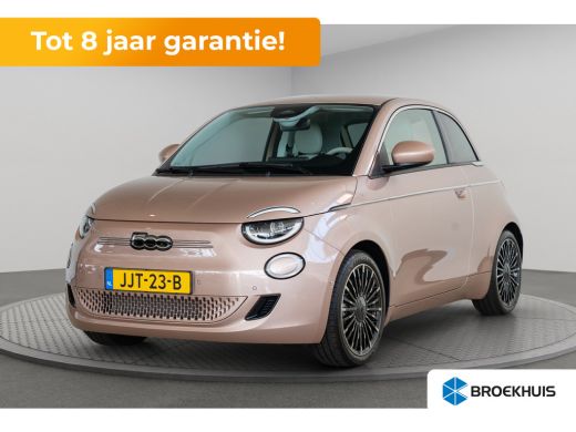 Fiat 500e 3+1 La Prima 42 kWh | 8 Jaar Garantie | SOH 100% | Camera | Navigatie | Leder | Parkeersensoren |...