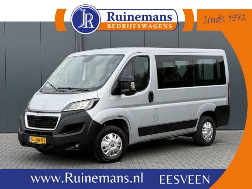 Peugeot Boxer 2.2 BlueHDI 141 PK / EURO 6 / L1H1 / 9 PERSOONS / AIRCO / CRUISE / PERSONENBUS / BLUETOOTH