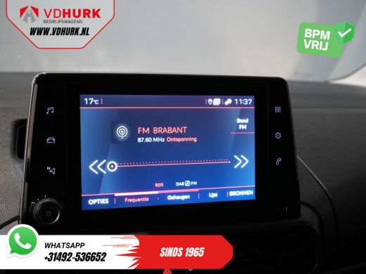 Peugeot Partner 1.5 HDI 130 pk Aut. L2 NL Auto/ 3Pers./ Carplay/ Airco/ Navi/ Imperiaal/ Cruise/ PDC/ DAB/ Trekhaak ActivLease financial lease