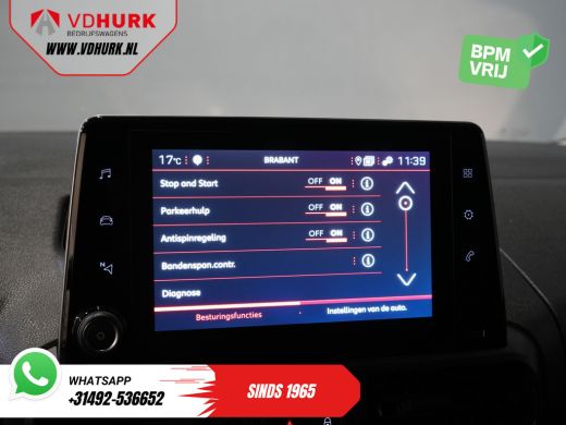 Peugeot Partner 1.5 HDI 130 pk Aut. L2 NL Auto/ 3Pers./ Carplay/ Airco/ Navi/ Imperiaal/ Cruise/ PDC/ DAB/ Trekhaak ActivLease financial lease