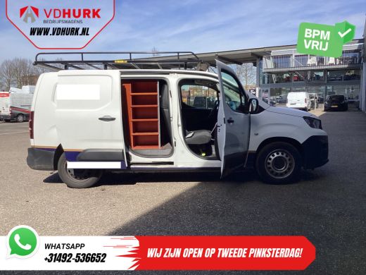 Peugeot Partner 1.5 HDI 130 pk Aut. L2 NL Auto/ 3Pers./ Carplay/ Airco/ Navi/ Imperiaal/ Cruise/ PDC/ DAB/ Trekhaak ActivLease financial lease