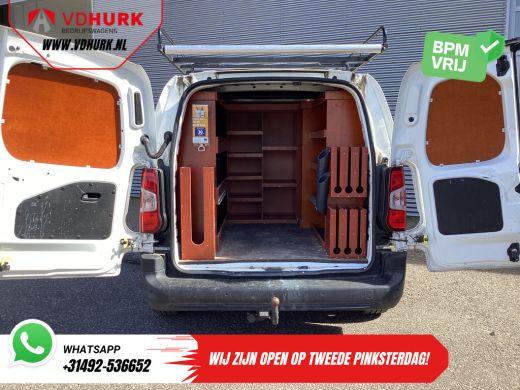 Peugeot Partner 1.5 HDI 130 pk Aut. L2 NL Auto/ 3Pers./ Carplay/ Airco/ Navi/ Imperiaal/ Cruise/ PDC/ DAB/ Trekhaak ActivLease financial lease