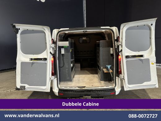 Ford Transit Custom 2.0 TDCI L2H1 Dubbele Cabine Inrichting Euro6 Airco | 6-Zits | Camera | LED | Apple Carplay | 275... ActivLease financial lease