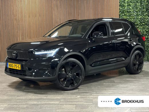 Volvo  EX40 Single Motor Extended Range Ultra Black Ed. 82 kWh | 100% SoH | Trekhaak | Schuifdak | 360&deg; Camer...