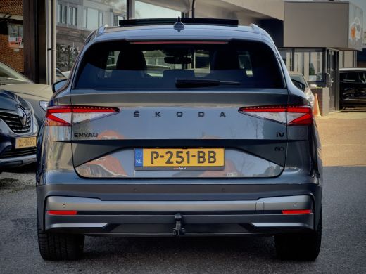 Skoda Enyaq iV 80. PANODAK VOL-LEDER NAVI CAMERA360 DIGI-DASH APPLE-CARPLAY LED 22 INCH-LMV PDC ActivLease financial lease