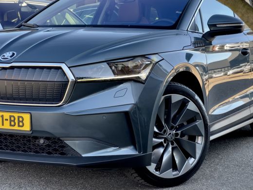 Skoda Enyaq iV 80. PANODAK VOL-LEDER NAVI CAMERA360 DIGI-DASH APPLE-CARPLAY LED 22 INCH-LMV PDC ActivLease financial lease