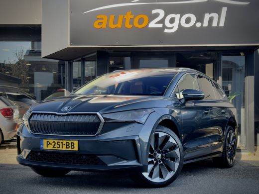 Skoda Enyaq iV 80. PANODAK VOL-LEDER NAVI CAMERA360 DIGI-DASH APPLE-CARPLAY LED 22 INCH-LMV PDC ActivLease financial lease