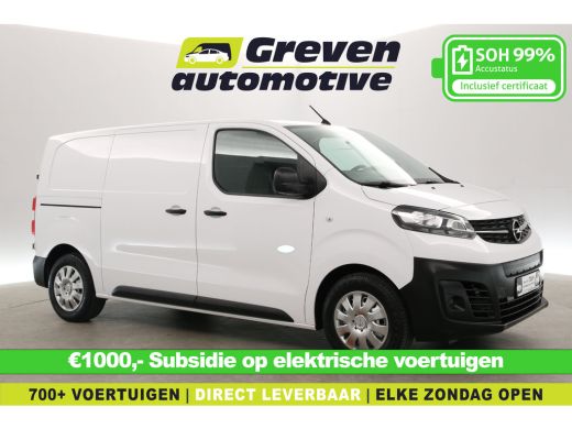 Opel Vivaro-e 75 kWh L2H1 | Snelladen | SOH 99% | Airco | Cruise | Carplay | 3 Zits | Parkeersens.