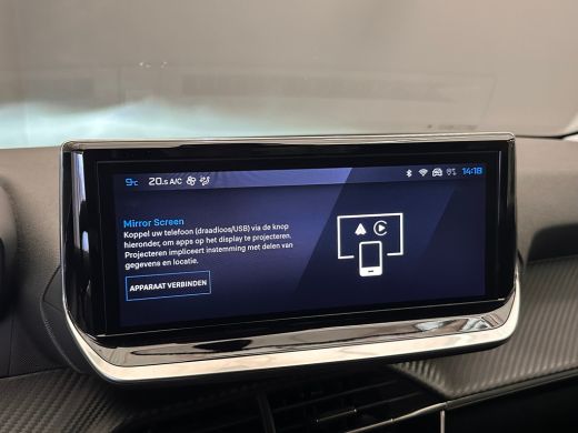 Peugeot 208 1.2 Hybrid 110 e-DCS6 Allure Camera | Navigatie | Carplay | Leder/Stof | Digitaal Dashboard | 16"... ActivLease financial lease