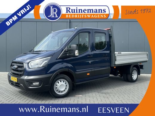 Ford Transit 2.0 TDCI 130 PK 3.5T / PICK UP / ** 10.817 KM ** / 7 PERSOONS DUBBELE CABINE / ECC / CRUISE / STA...