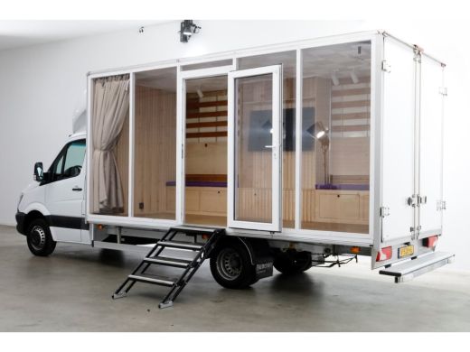Mercedes-Benz Sprinter 514 CDI 143pk E6 7G Automaat XXL Bakwagen/Demotruck/Mobiel kantoor/showroom L483cm 07-2017 ActivLease financial lease