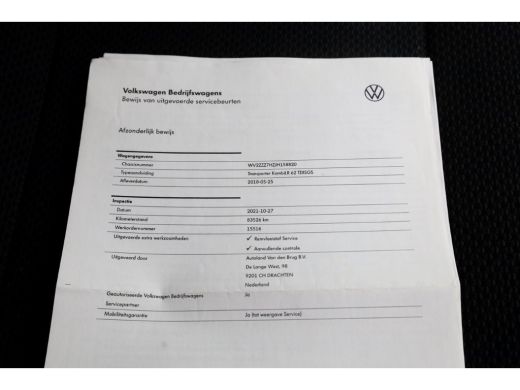 Volkswagen Transporter T6 2.0 TDI E6 Lang D.C. Comfortline Airco/Navi/Achterklep 05-2018 ActivLease financial lease