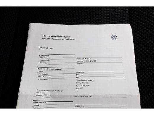 Volkswagen Transporter T6 2.0 TDI E6 Lang D.C. Comfortline Airco/Navi/Achterklep 05-2018 ActivLease financial lease