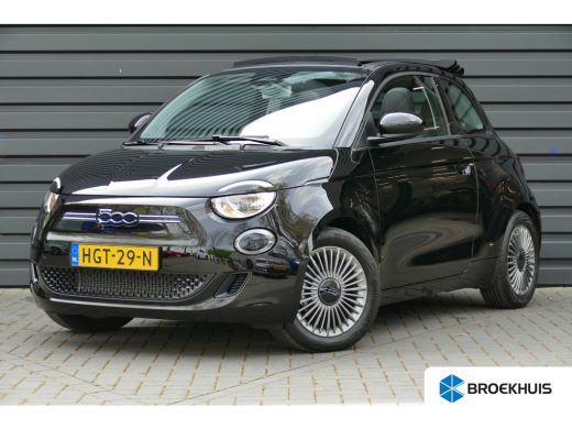 Fiat 500C EV 95PK 24KWH ICON CABRIO / NAVI / CLIMA / VOUWDAK / 16"LMV / STOELVERWARMING / BLUETOOTH / CRUIS...
