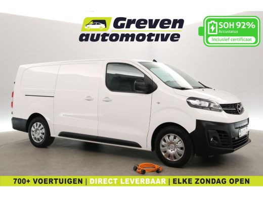 Opel Vivaro-e 75 kWh L3H1 | Snelladen | SOH 92% | Clima | Camera | Cruise | 3 Zits | Carplay | 2xSchuifdeur