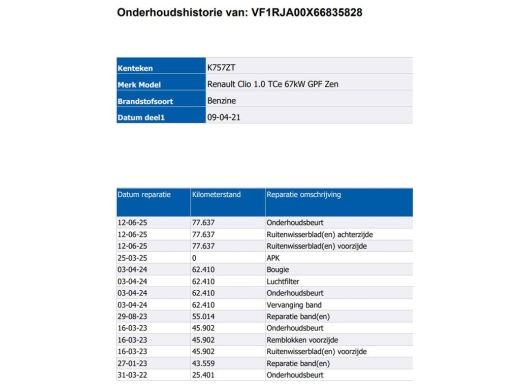 Renault Clio 1.0 TCe Zen / 6 Versn. / 5Drs. / Pdc./ Airco / Navigatie / Radio multimedia / Apk 04-2027 ActivLease financial lease