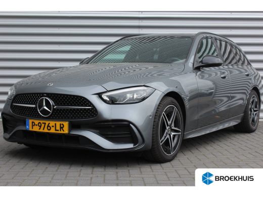 Mercedes-Benz C-Klasse ESTATE 300e 313PK AMG LINE AUTOMAAT / NAVI / LEDER / CLIMA / FULL-LED / PDC / 18" LMV / PANO. DAK...
