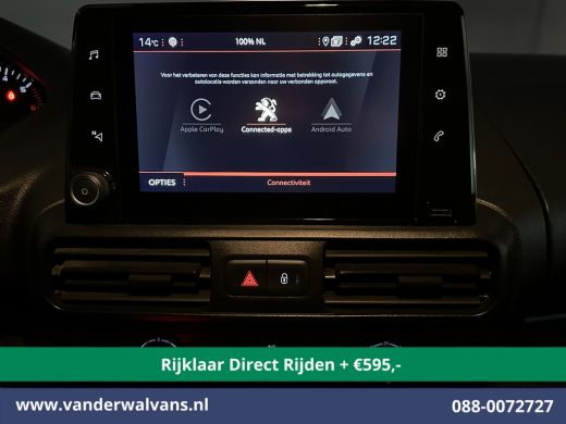 Peugeot Partner 1.5 BlueHDI 102pk L1H1 Inrichting Euro6 *Rijklaar Direct Rijden* Airco | Navigatie | Apple Carpla... ActivLease financial lease