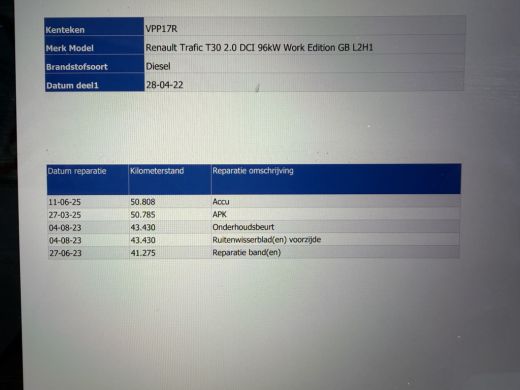 Renault Trafic 2.0 dCi 130 PK EURO 6 T30 L2H1 Work Edition CarPlay/trekhaak/cruise control ActivLease financial lease