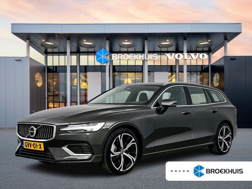 Volvo  V60 T6 Recharge Plus Bright | 19" | Trekhaak | Leder | Elektrisch verst. Stoelen | Stoel/Stuur/achter...