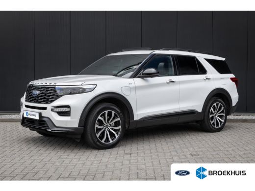 Ford Explorer 3.0 V6 457PK E.B. PHEV ST-Line | Verlengde garantie tot 07-2028! | Trekhaak | Parelmoer Metallic ...
