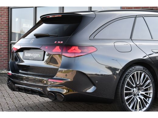 Mercedes-Benz E-Klasse Estate AMG 53 4M+ Pano Superscreen Trekh Burm HUD Distronic Night ActivLease financial lease