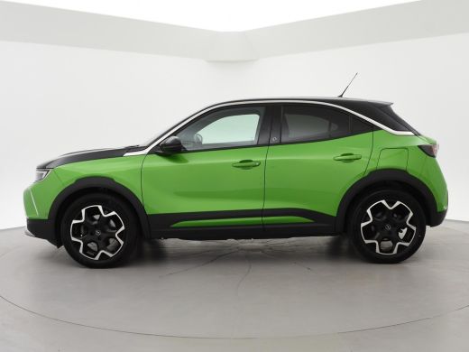 Opel Mokka-e ULTIMATE 50 KWH TWO TONE 94% SOH + LEDER/ALCANTARA | STOEL/STUURVERW. | 18 INCH | MATCHA GREEN ActivLease financial lease