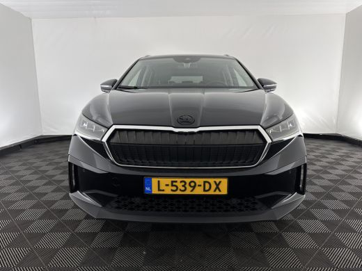 Skoda Enyaq iV 60 [ 3-Fase ] {SOH-87%} (INCL-BTW) *LEATHER-FABRIC | FULL-LED | ADAPTIVE-CRUISE | BLINDSPOT | DIG... ActivLease financial lease