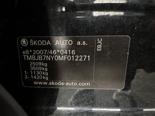 Skoda Enyaq iV 60 [ 3-Fase ] {SOH-87%} (INCL-BTW) *LEATHER-FABRIC | FULL-LED | ADAPTIVE-CRUISE | BLINDSPOT | DIG... ActivLease financial lease