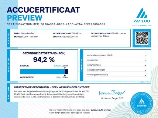 Mercedes-Benz A-Klasse 250 e Black Line WIDE-SCREEN | NAVI | STOF-LEDER ActivLease financial lease