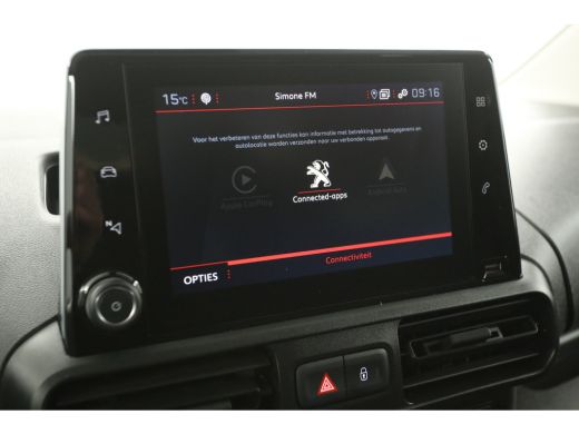 Peugeot Partner 1.5 BlueHDI | 3 Zits | Airco | Cruise | Camera | Carplay | Navi | Parkeersens. ActivLease financial lease