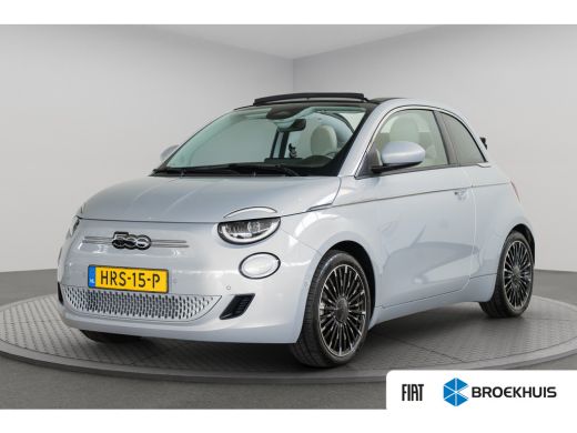 Fiat 500C La Prima 42 kWh | 8 Jaar Garantie | Camera | Adaptive Cruise | Keyless | Navigatie | Stoelverwarm...