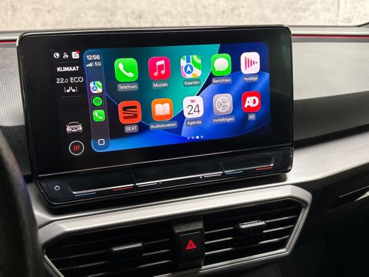 Seat Leon 1.4 TSI eHybrid PHEV FR 204Pk Automaat (APPLE CARPLAY, GROOT NAVI, STUUR/STOELVERWARMING, CAMERA,... ActivLease financial lease