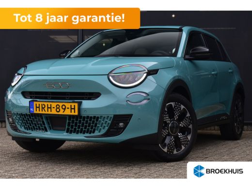 Fiat 600 1.2 Hybrid La Prima 8 Jaar Garantie! | Massage | Vol-Leder | Adaptive Cruise | Elektr. Stoelen | ...