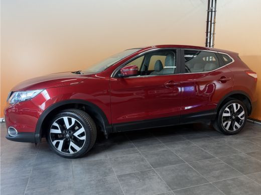 Nissan QASHQAI 1.2 Acenta lage km stand! | lmv 18 inch | leer/alcantara | trekhaak | cruise control ActivLease financial lease