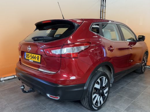 Nissan QASHQAI 1.2 Acenta lage km stand! | lmv 18 inch | leer/alcantara | trekhaak | cruise control ActivLease financial lease