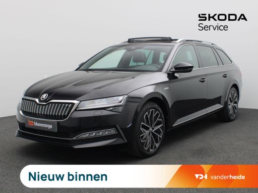 Skoda Superb Combi 1.4 TSI iV Laurin & Klement 218PK DSG SOH 90,67%, Panoramadak, Trekhaak, Leder, Memorystoel...