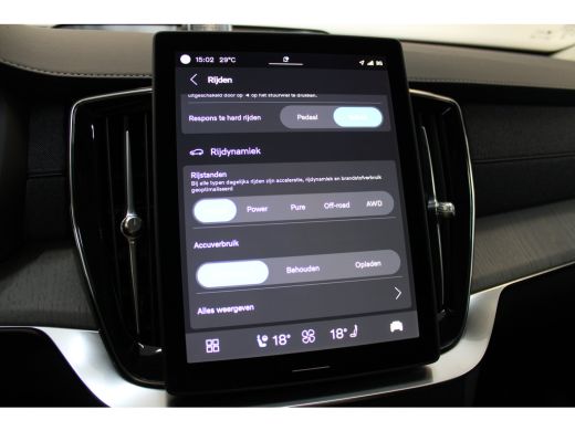 Volvo  XC90 T8 455PK Ultra Dark | B&W Audio | Luchtvering | Massage | Ventilatie | Panoramadak | 21'' ActivLease financial lease