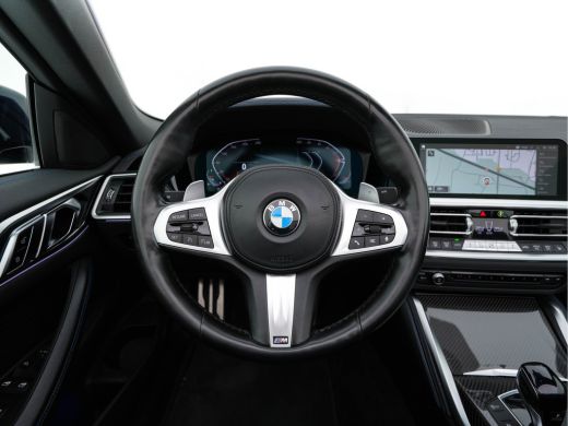 BMW 4 Serie Cabrio 420i High Executive M-Sportpack (INCL.BTW) *LEATHER | FULL-LED | MEMORY-PACK | BLIND-SPOT ... ActivLease financial lease