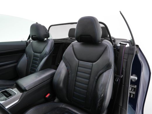 BMW 4 Serie Cabrio 420i High Executive M-Sportpack (INCL.BTW) *LEATHER | FULL-LED | MEMORY-PACK | BLIND-SPOT ... ActivLease financial lease