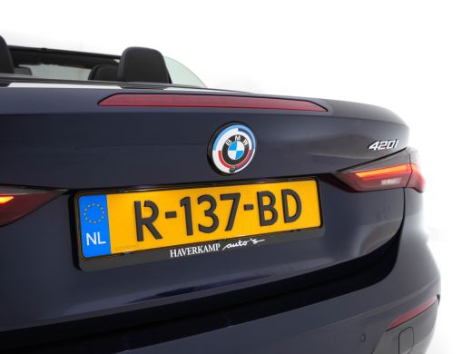 BMW 4 Serie Cabrio 420i High Executive M-Sportpack (INCL.BTW) *LEATHER | FULL-LED | MEMORY-PACK | BLIND-SPOT ... ActivLease financial lease