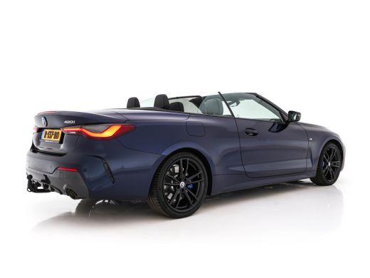 BMW 4 Serie Cabrio 420i High Executive M-Sportpack (INCL.BTW) *LEATHER | FULL-LED | MEMORY-PACK | BLIND-SPOT ... ActivLease financial lease